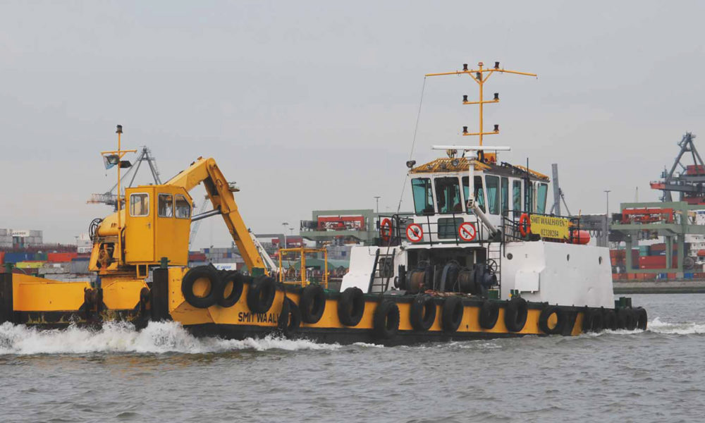 smit waalhaven 7, kraanschepen, materieel, w smit, hijsoperatie, duikoperatie