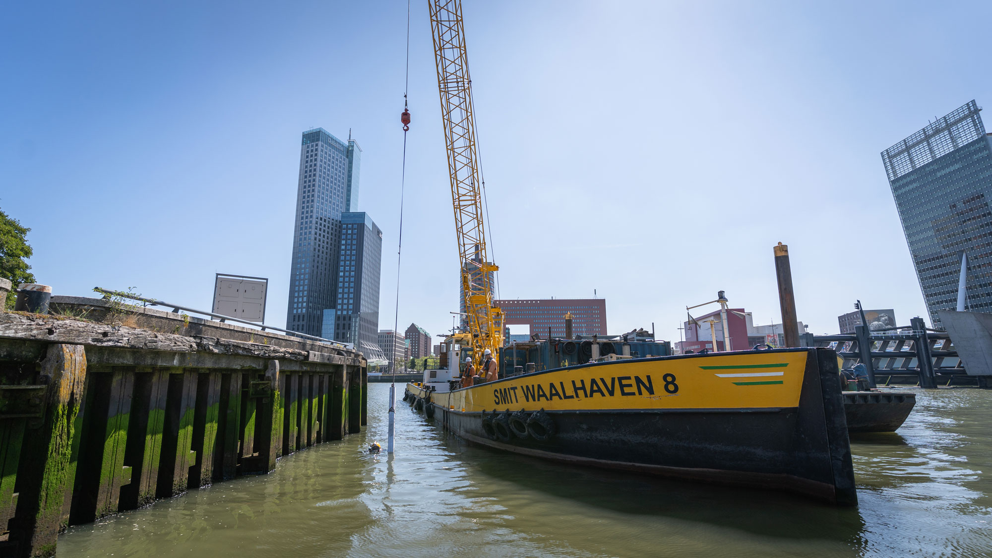 W-Smit---Erasmusbrug-HC-59-web smit waalhaven 8, kraanschepen, crane vessels, w smit, materieel